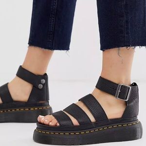 Doc Martens Clarissa Platform Leather Sandals